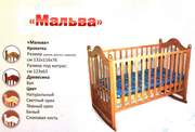 Кроватка детская деревянная Мальва