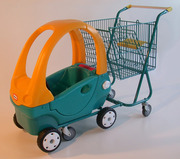 Тележка LUPO с авто для ребенка