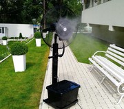 Переносной увлажнитель воздуха (вентилятор) туманообразование